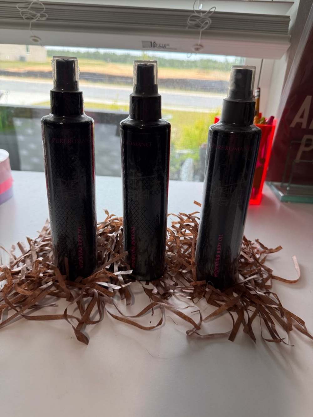 Pure Romance Black Body Oil Spray Trio